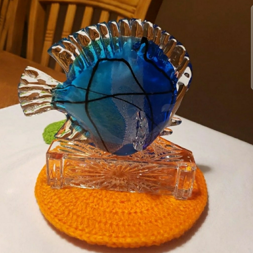 BLOWN GLASS Art Glass Fish